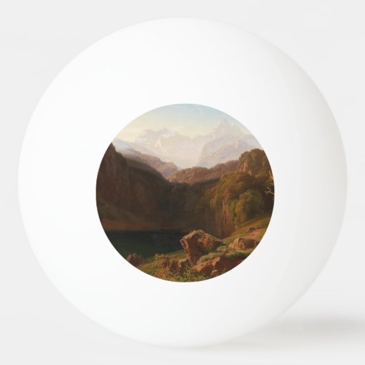 Blick auf Großglockner von Kals Tischtennisball (Vorderseite)