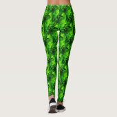 Blick auf grüne Leggings (Rückseite)