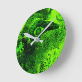 Blick auf grüne Uhr (Winkel)