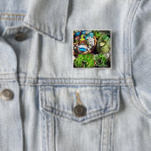 Blick auf Hübsche Enten und sukkulente Pflanze Button (Beispiel)