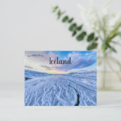 Blick auf Island Postkarte (Stehend Vorderseite)