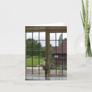 Blick auf Jane Austen's Window bei Chawton Cottag Karte