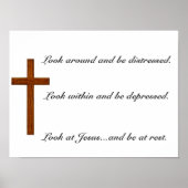 BLICK AUF JESUS POSTER (Vorne)