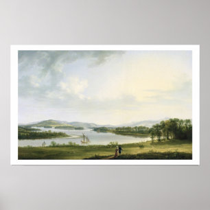 Blick auf Knock Ninney und einen Teil von Lough Er Poster