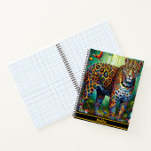 Blick auf Leopard: Tropische Majestät in Bewegung Notizblock (Innenseite)