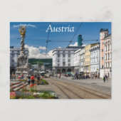 Blick auf Linz Austria Postkarte (Vorderseite)