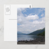 Blick auf Loch Postkarte (Vorne/Hinten)