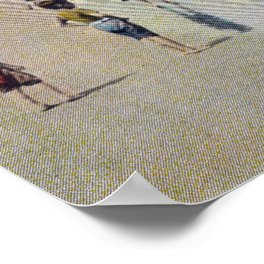 Blick auf Long Beach und Cape Ann Poster (Ecke)