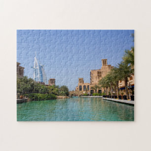 Blick auf Madinat Jumeirah, Dubai Puzzle