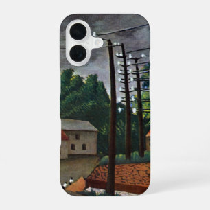 Blick auf Malakoff von Henri Rousseau, Vintage Art iPhone 16 Hülle