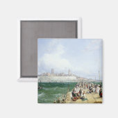 Blick auf Margate vom Pier, 1868 Magnet (Vorderseite/Rückseite)