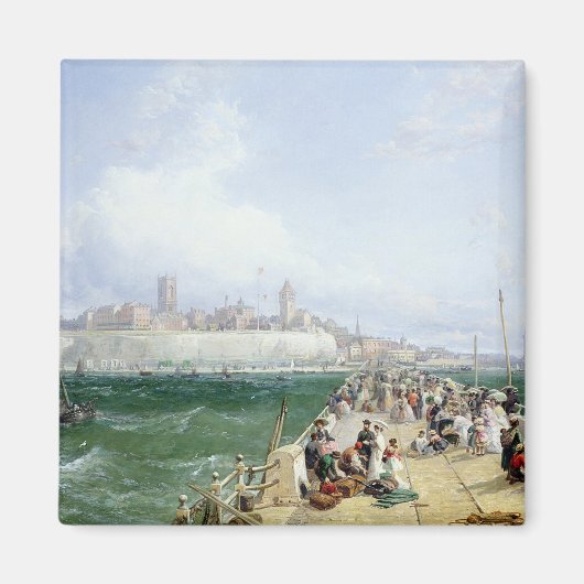 Blick auf Margate vom Pier, 1868 Magnet (Vorne)