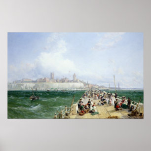 Blick auf Margate vom Pier, 1868 Poster
