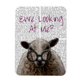 Blick auf Me DeNiro Sheep 2 Magnet (Vertikal)