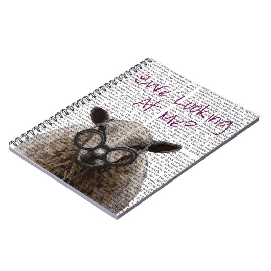 Blick auf Me DeNiro Sheep 2 Notizblock (Linke Seite)