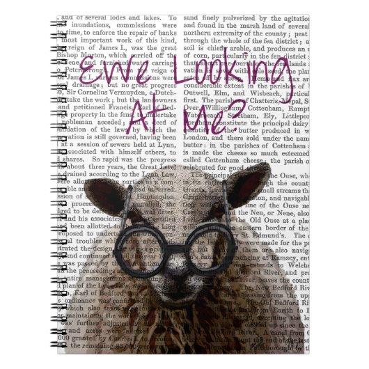 Blick auf Me DeNiro Sheep 2 Notizblock (Vorderseite)