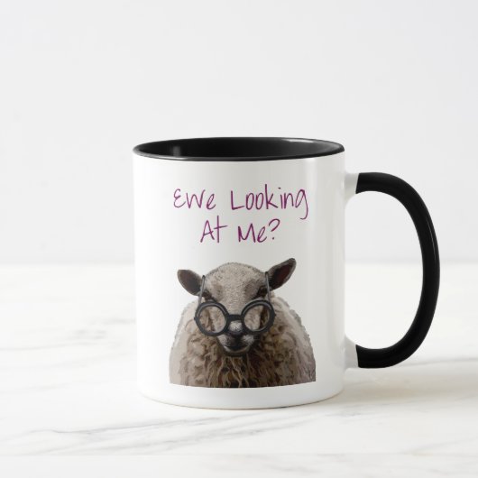 Blick auf Me DeNiro Sheep 2 Tasse (Rechts)