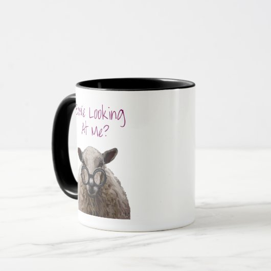 Blick auf Me DeNiro Sheep 2 Tasse (Vorderseite Links)
