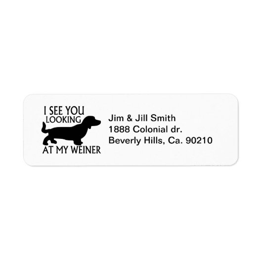 Blick auf meinen Weiner (Vorne)