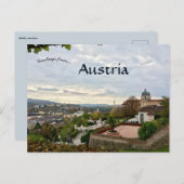 Blick auf Melk Österreich Postkarte (Vorne/Hinten)