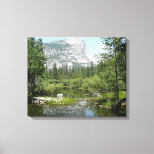 Blick auf Mirror Lake im Yosemite National Park Leinwanddruck
