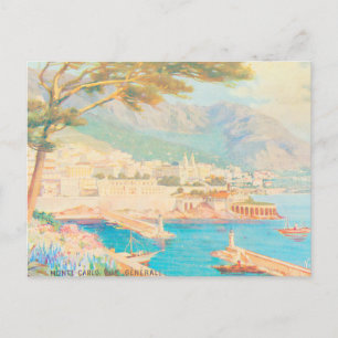 Blick auf Monte Carlo Postkarte