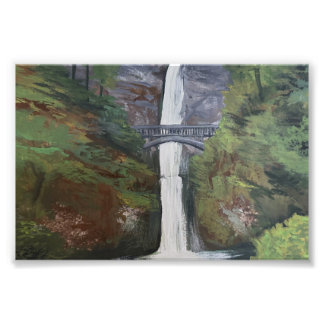 Blick auf Multnomah Falls Fotodruck