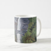 Blick auf Multnomah Falls Kaffeetasse (VorderseiteRechts)