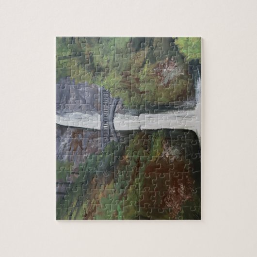 Blick auf Multnomah Falls Puzzle (Vertikal)