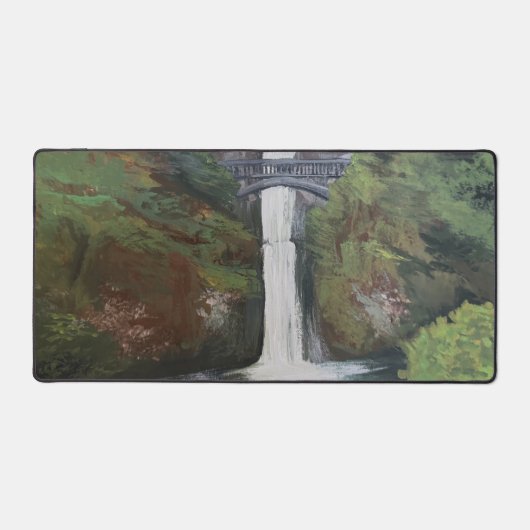Blick auf Multnomah Falls Schreibtischunterlage (Vorderseite)
