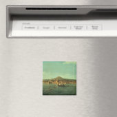 Blick auf Neapel, 17. Jahrhundert Magnet (In Situ (Geschirrspüler))