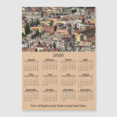 Blick auf Neapel, Italien 2026 Kalender Magnetkart Magnetkarte (Vorderseite)