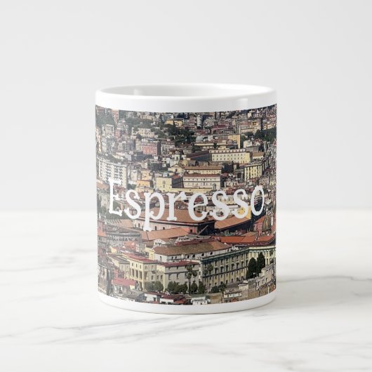 Blick auf Neapel, Italien Design Coffee Tasse (Vorderseite)