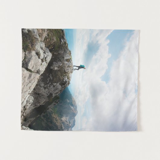 Blick auf neue Abenteuer Wandteppich (Vorderseite (Horizontal))