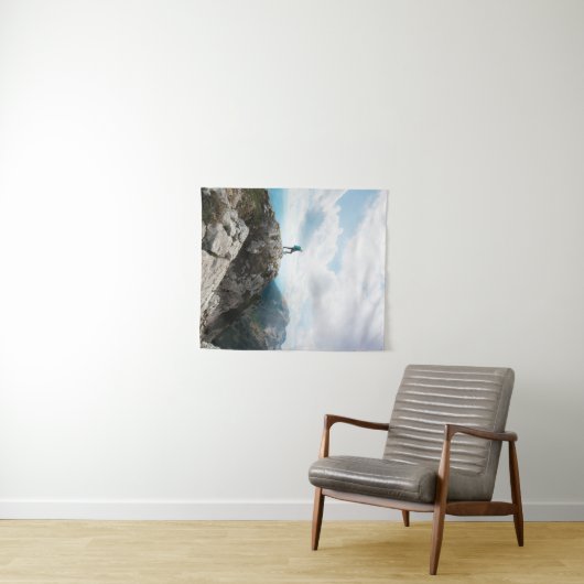 Blick auf neue Abenteuer Wandteppich (Beispiel (Horizontal))