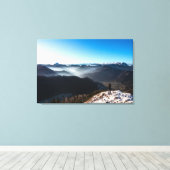 Blick auf neue Horizonte Leinwanddruck (Insitu (Holzboden))