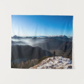 Blick auf neue Horizonte Wandteppich (Vorderseite (Horizontal))