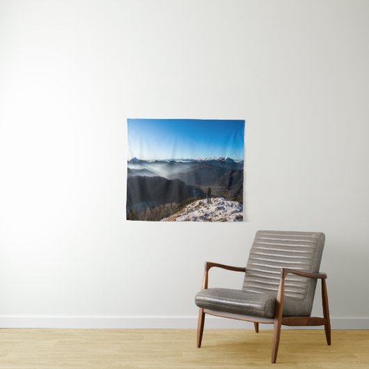 Blick auf neue Horizonte Wandteppich (Beispiel (Horizontal))