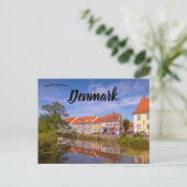 Blick auf Nyborg Dänemark Postkarte (Stehend Vorderseite)