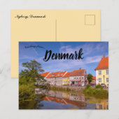 Blick auf Nyborg Dänemark Postkarte (Vorne/Hinten)
