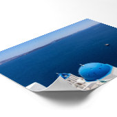 Blick auf Oia Santorini Poster (Ecke)