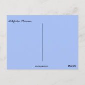 Blick auf Pokljuka Slowenien Postkarte (Rückseite)