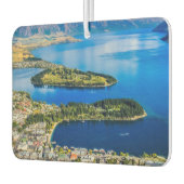 Blick auf Queenstown vom Gipfel von Bob, Neuseelan Autolufterfrischer (Links)