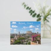 Blick auf Rom Postkarte (Stehend Vorderseite)