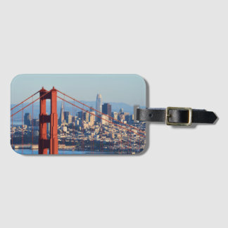 Blick auf San Francisco durch die Golden Gate Brid Gepäckanhänger