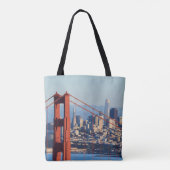Blick auf San Francisco durch die Golden Gate Brid Tasche (Rückseite)