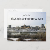 Blick auf Saskatoon Saskatchewan Postkarte (Vorne/Hinten)