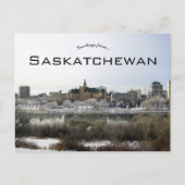 Blick auf Saskatoon Saskatchewan Postkarte (Vorderseite)