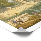 Blick auf Sassoor im Deccan, aus Band II von ' Poster (Ecke)