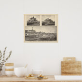 Blick auf Sea Grove, Cape May Point Poster (Küche)